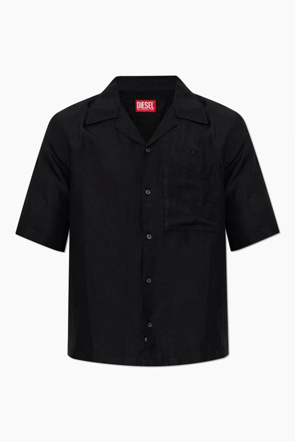 CZARNY Koszula ‘S-BRACK-PGBS’