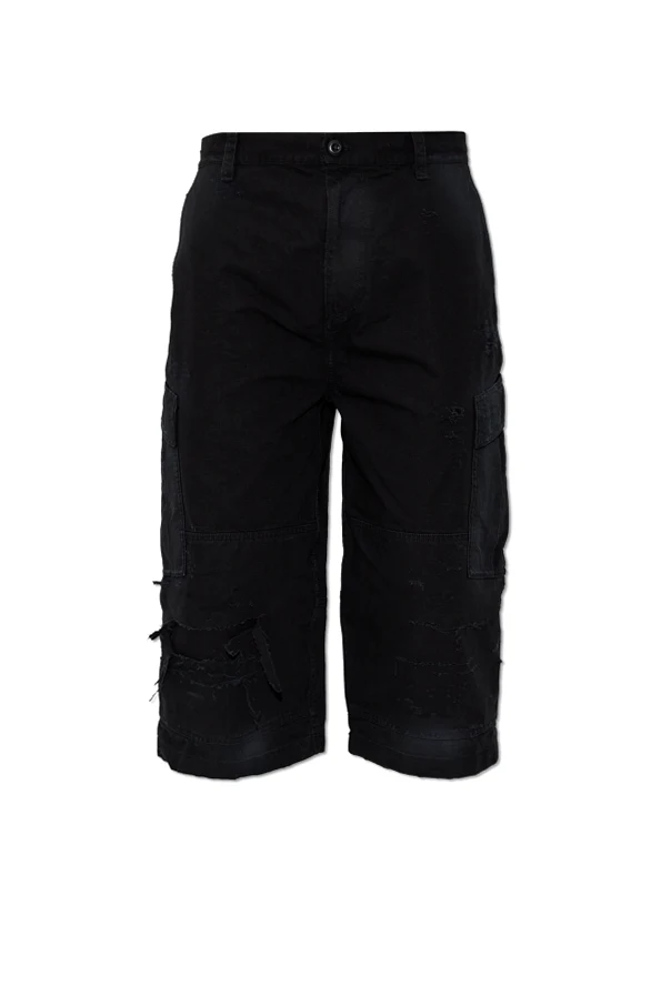 BLACK Cargo shorts