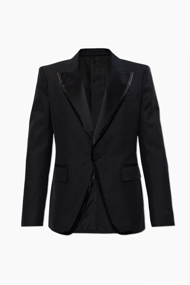 SCHWARZ Blazer mit Taschen