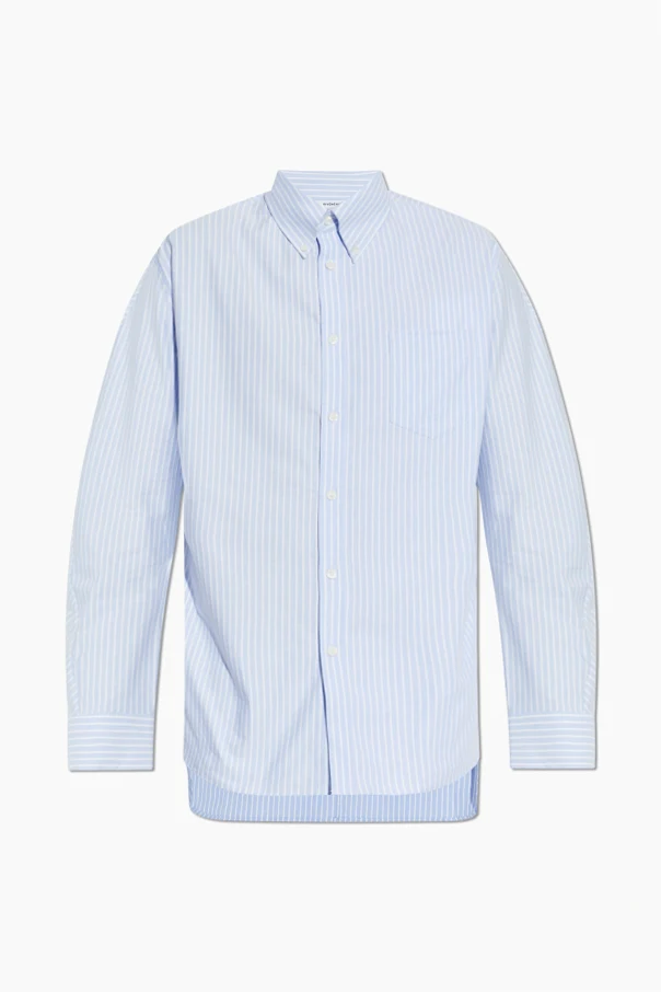 light blue Shirt with a striped pattern