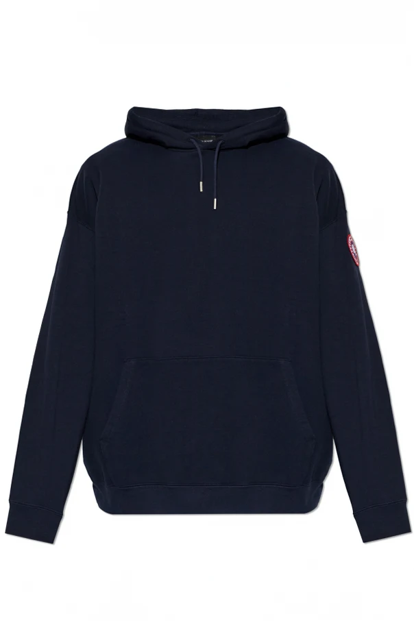 MARINEBLAU Sweatshirt mit Logo-Patch