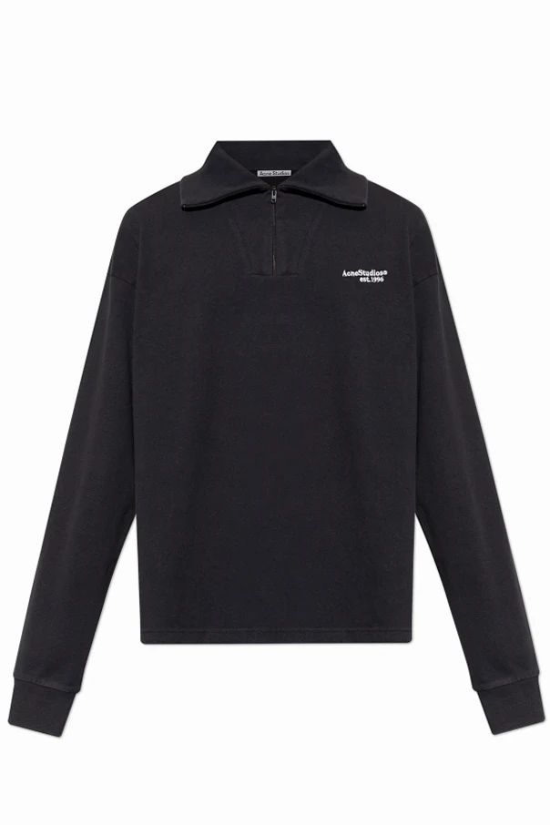 SCHWARZ Sweatshirt mit Logo