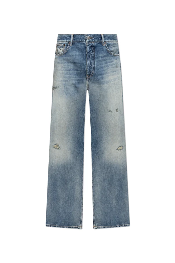 BLAU Jeans mit Vintage-Effekt