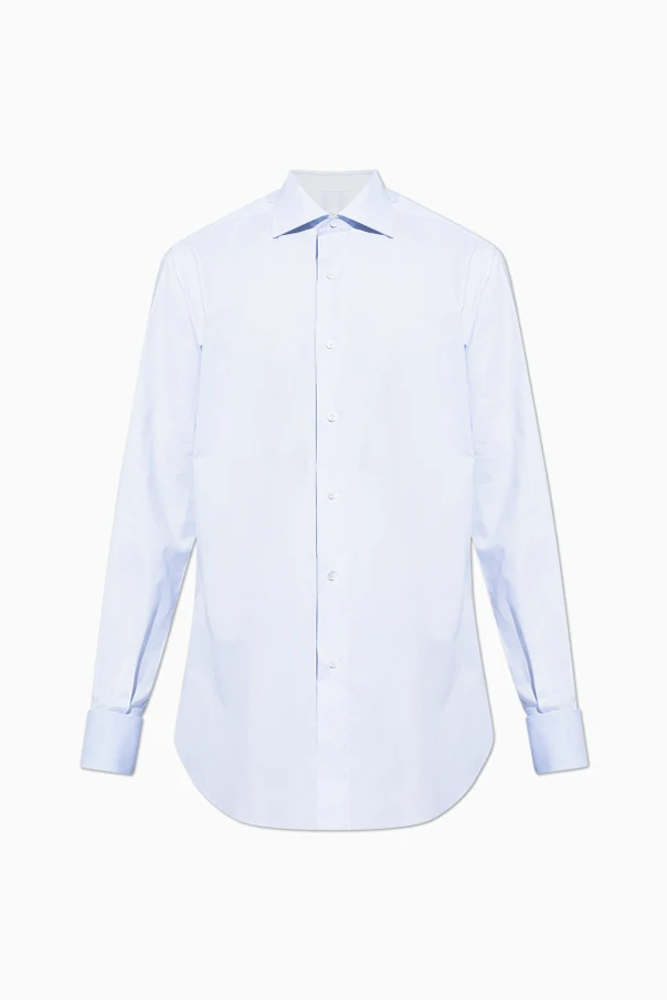 jasnoniebieski Koszula z mankietami na spinki