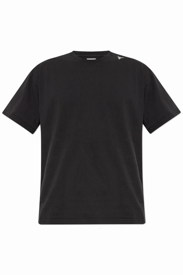 SCHWARZ T-Shirt mit Logo