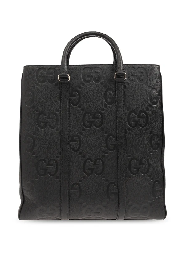 CZARNY Torba typu ‘shopper’ z monogramem