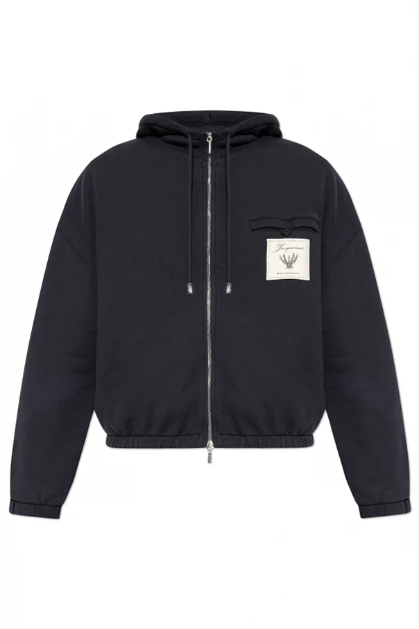 CZARNY Bluza  z kapturem ‘Torneo’