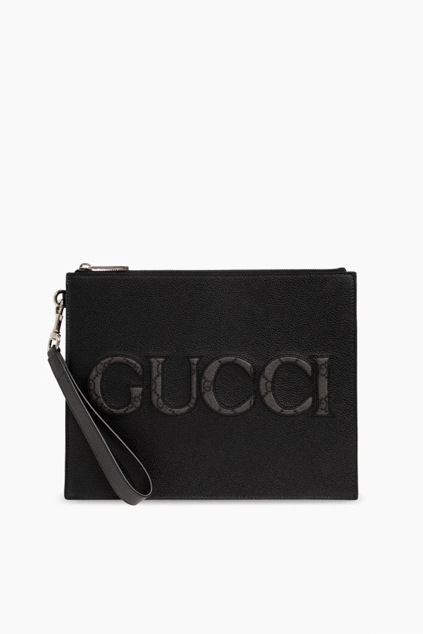 SCHWARZ Handbag with logo