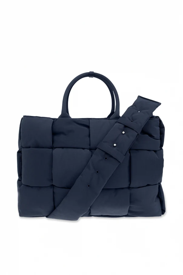 GRANATOWY Torba ‘Arco Large’ typu ‘shopper’