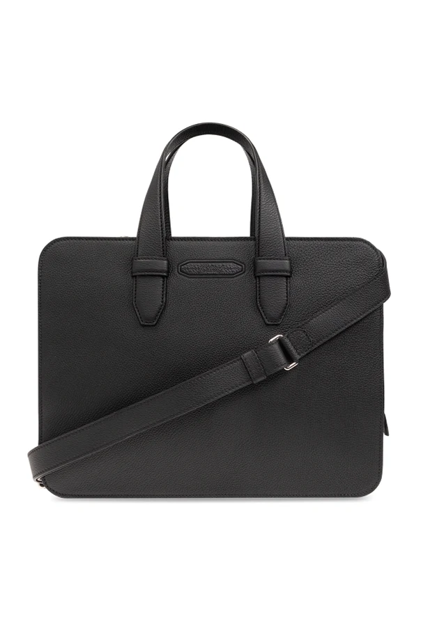 BLACK Handheld Document Bag