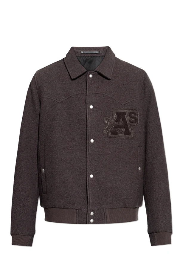 BRĄZOWY Wełniana kurtka ‘Royce’