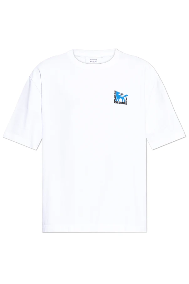WEISS T-Shirt mit Aufdruck