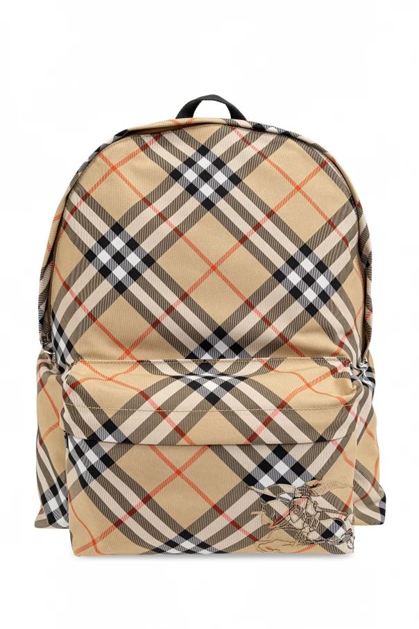 BEIGE Burberry `Essential` Rucksack