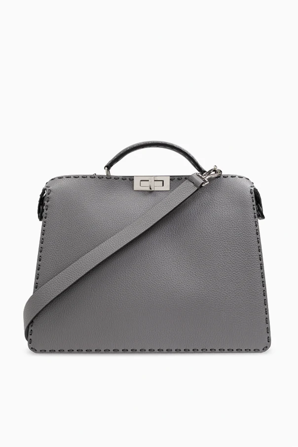 SZARY Torba `Medium Peekaboo` typu `shopper`