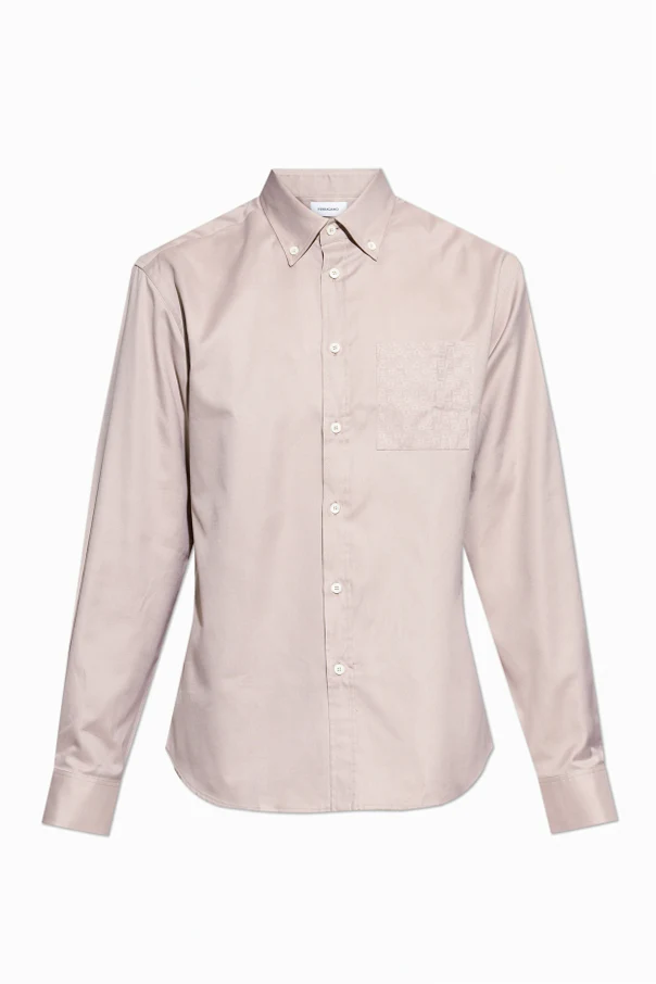 beige Shirt with pocket