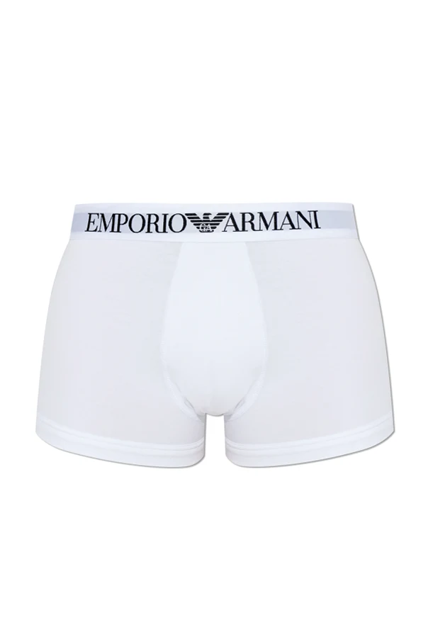 WHITE Boxers with logo