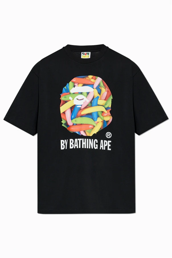 BLACK Printed T-shirt