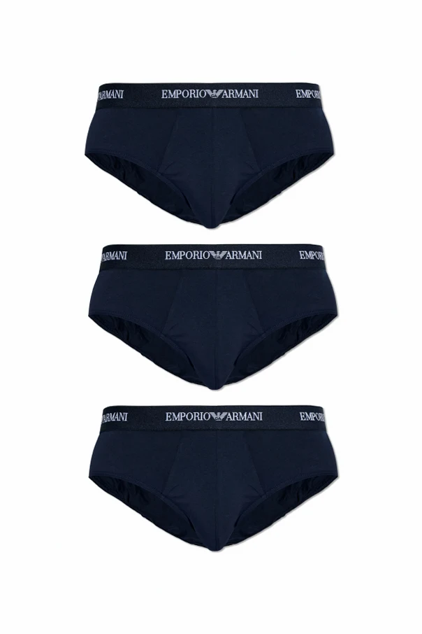 NAVY BLUE Three-pack briefs