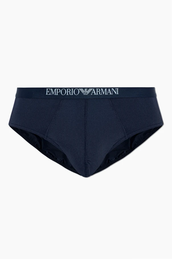 NAVY BLUE Briefs with logo