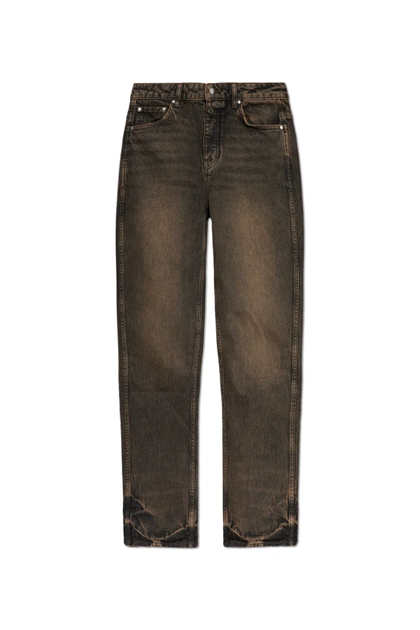 BROWN Jeans with a 'vintage' effect