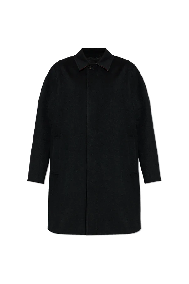 BLACK 'York' coat