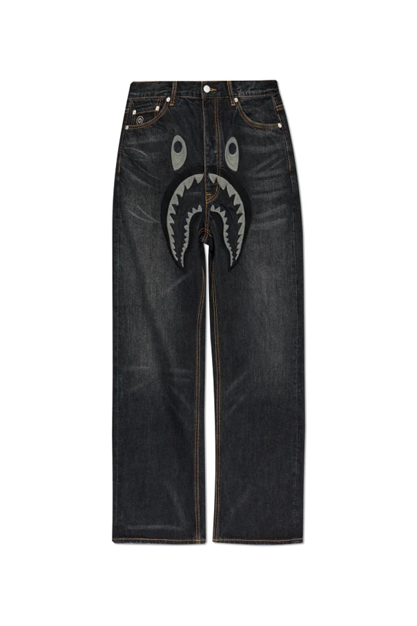 BLACK Jeans with patch