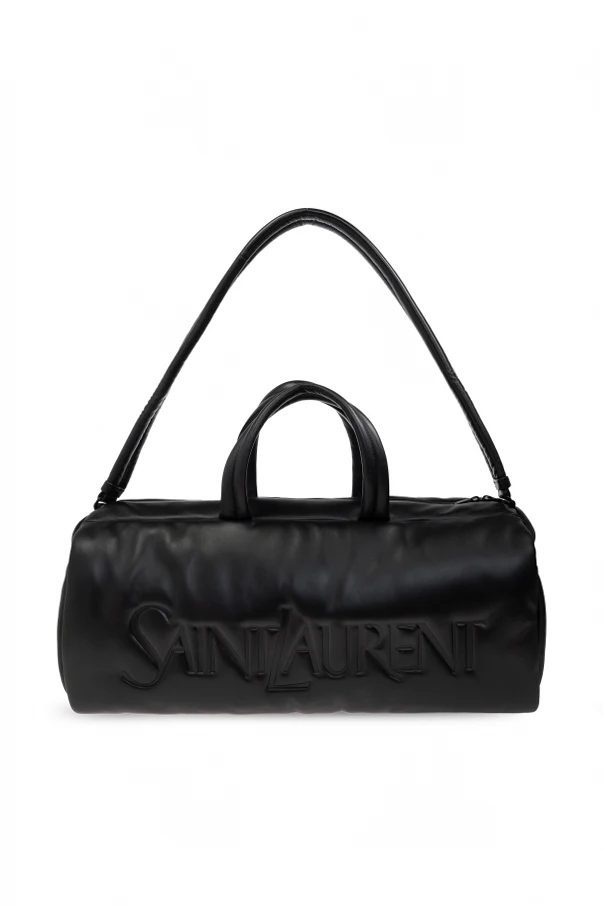 BLACK Carry-on bag with logo