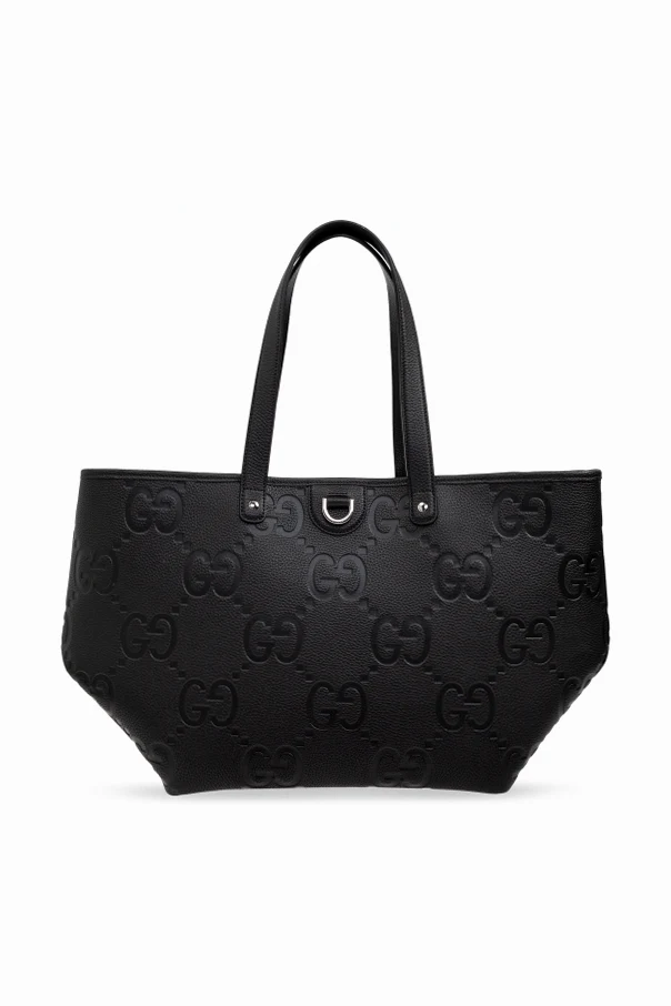CZARNY Torba `Jumbo GG Medium` typu `shopper`