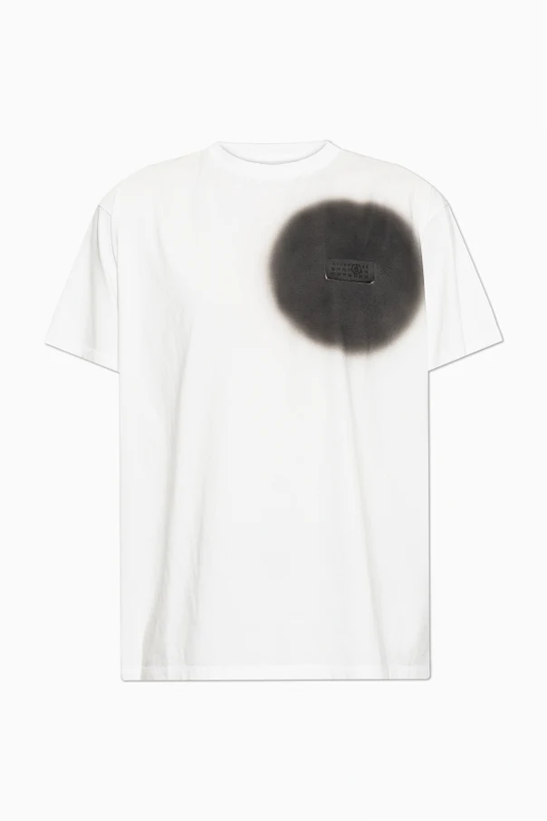 WEISS T-Shirt mit Aufnäher