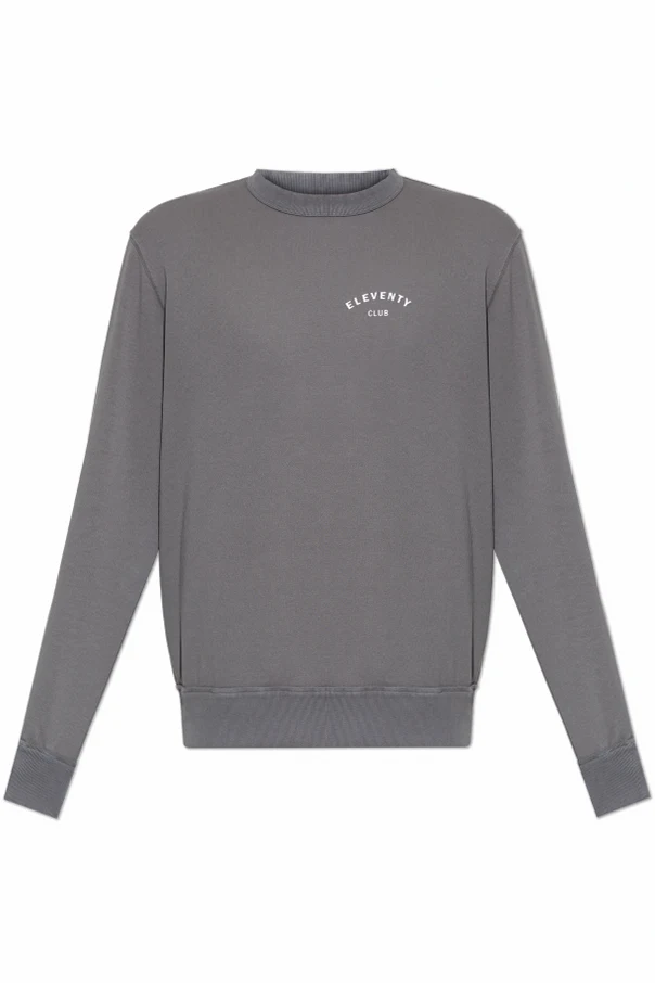 SZARY Bluza z nadrukowanym logo