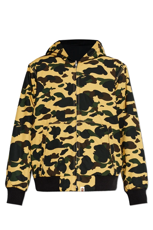 ŻÓŁTY Kurtka z motywem Moro