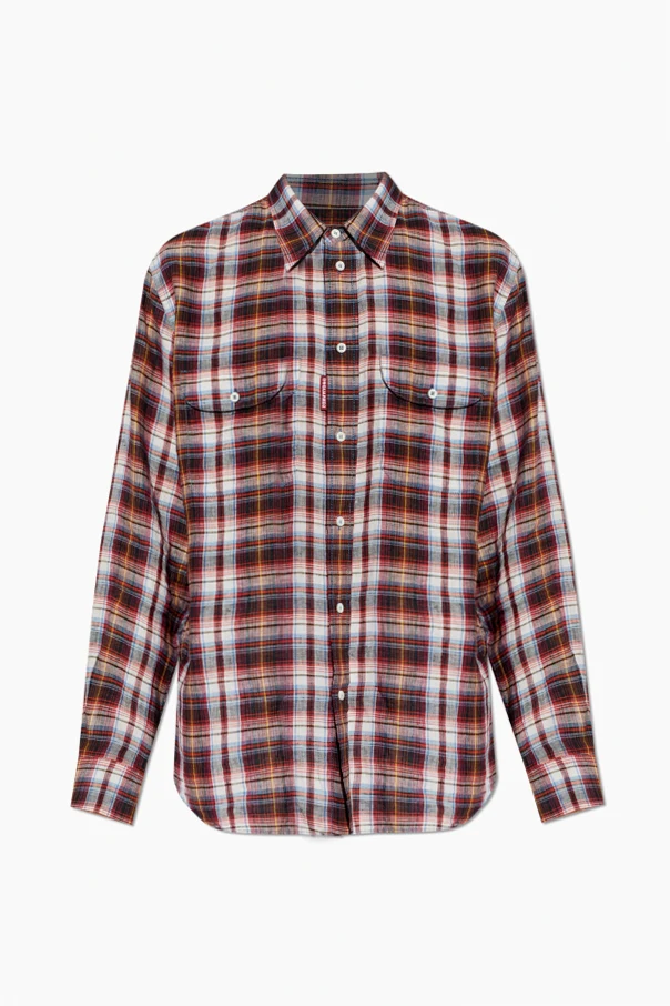 MULTIKOLOR Lniana koszula z kieszeniami