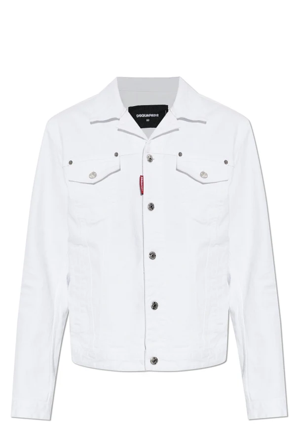 WEISS Jeansjacke mit Taschen