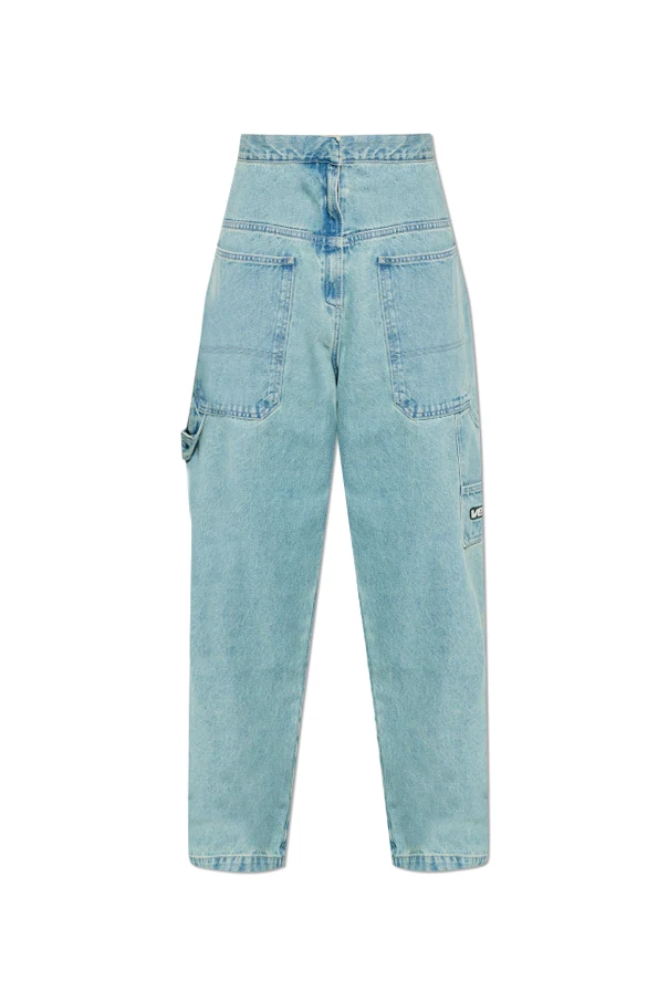 jasnoniebieski Jeansy z szerokimi nogawkami