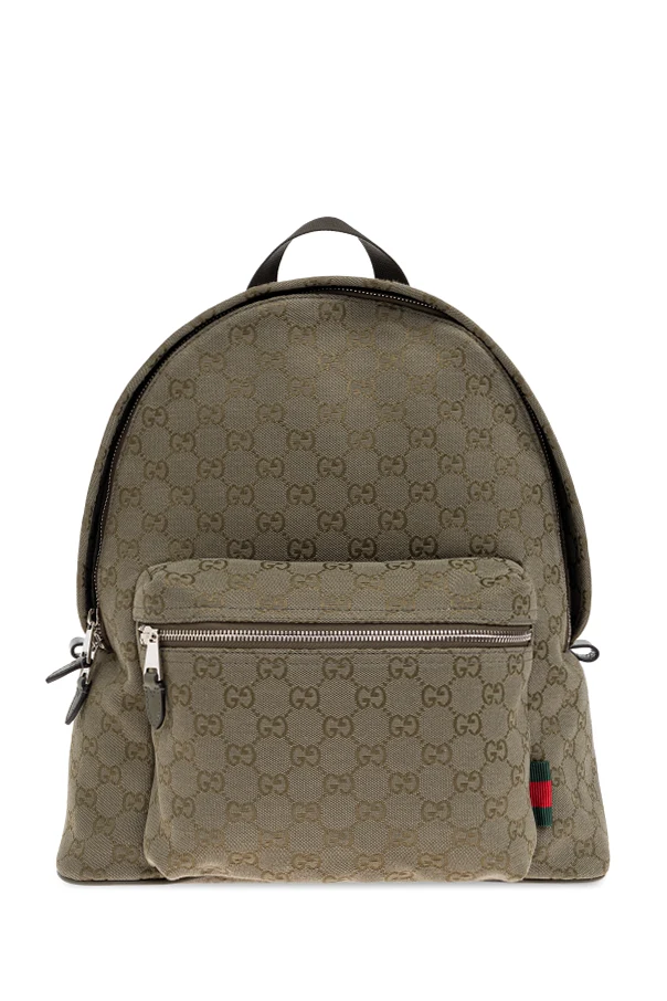 GRÜN Rucksack mit "GG"-Muster