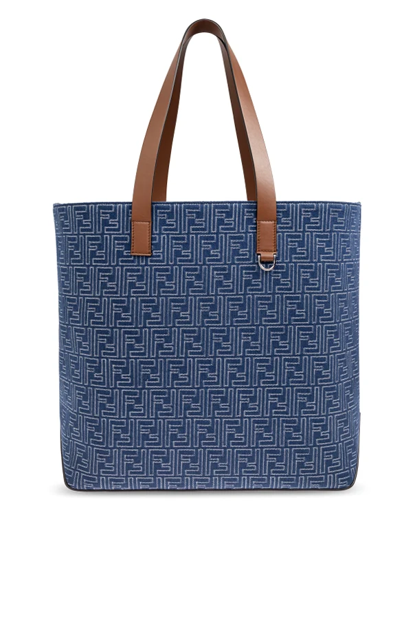 NIEBIESKI Torba `FF Medium` typu `shopper`