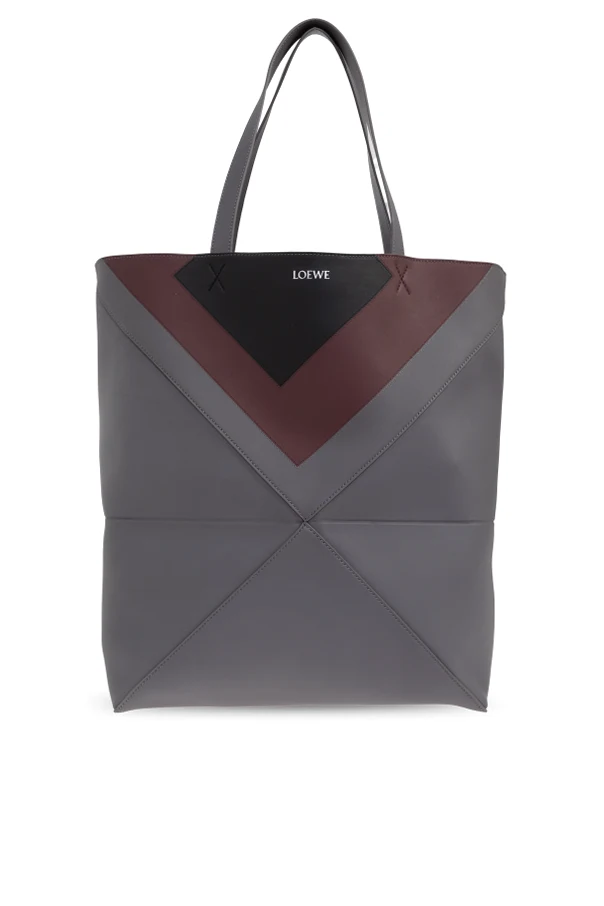 SZARY Torba  ‘Puzzle` typu `shopper`