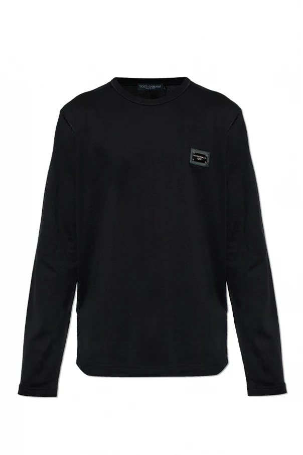 BLACK Long sleeve T-shirt