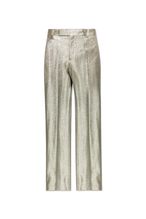 GOLD Pants with Lurex Thread