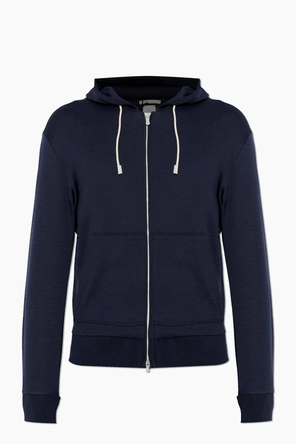 GRANATOWY Bluza z kapturem