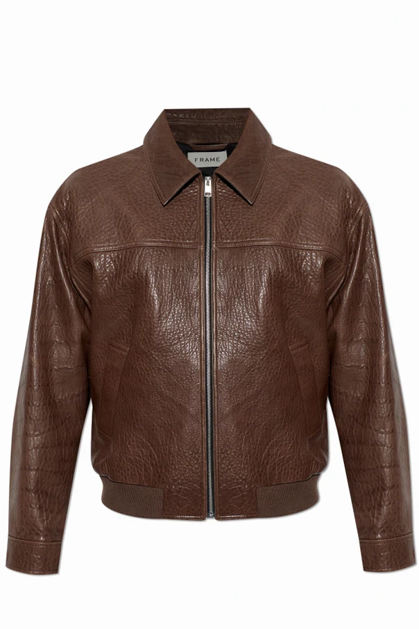 BROWN Leather jacket