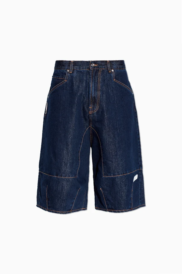 NAVY BLUE Denim shorts
