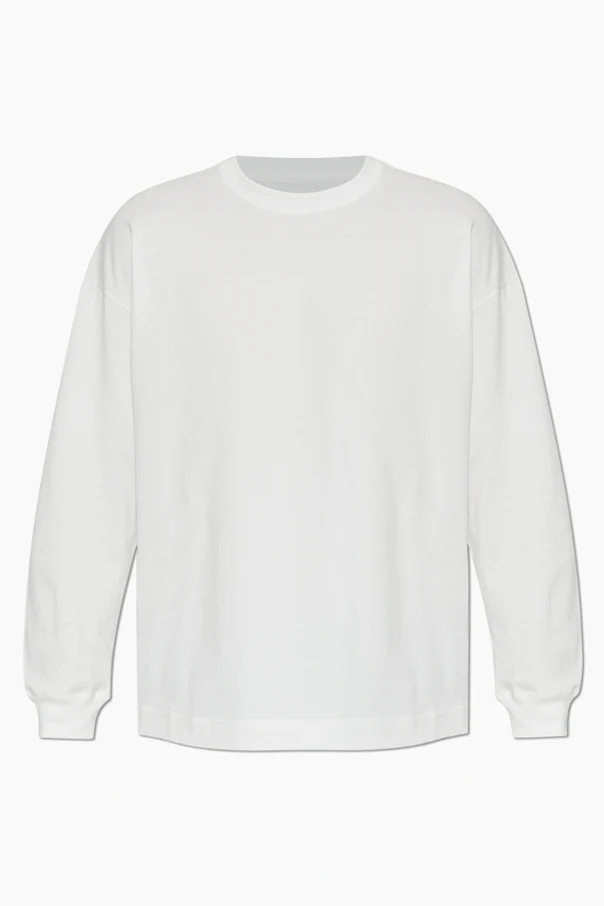 WEISS Langarm-T-Shirt