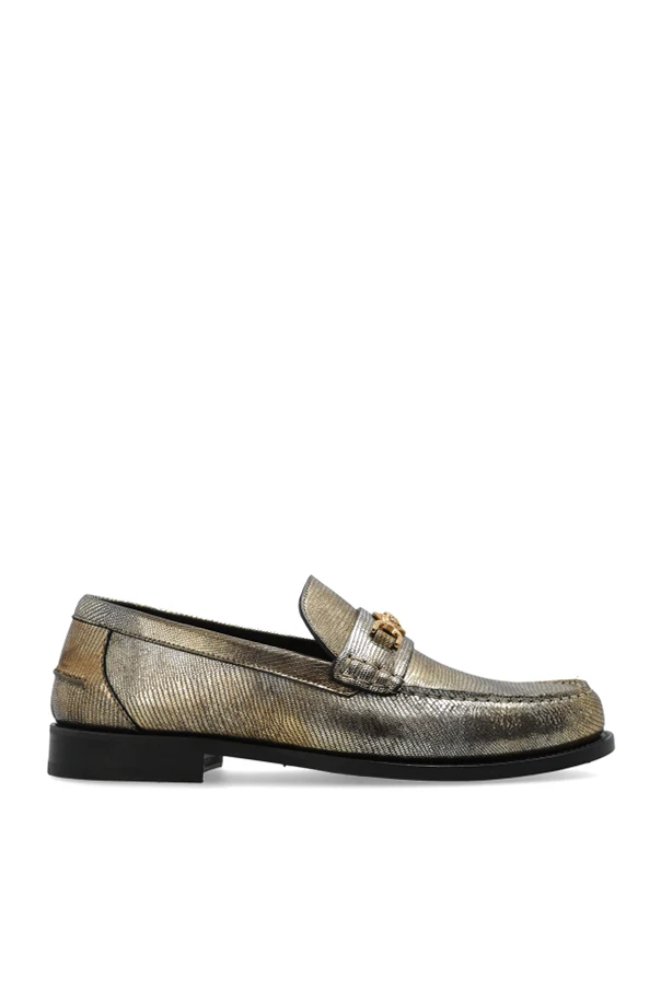 ZŁOTY Skórzane buty typu `loafers`