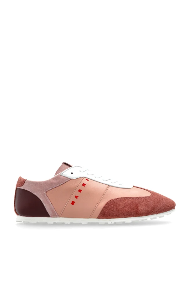 RÓŻOWY Buty sportowe z logo