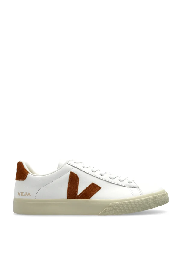 WHITE "CAMPO LEATHER" sports shoes