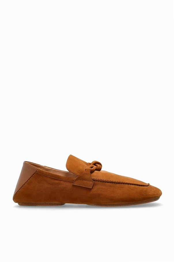BRĄZOWY Buty `Daddy` typu `loafers`