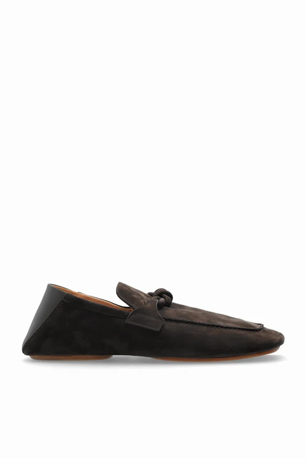 BRĄZOWY Skórzane buty `Daddy`