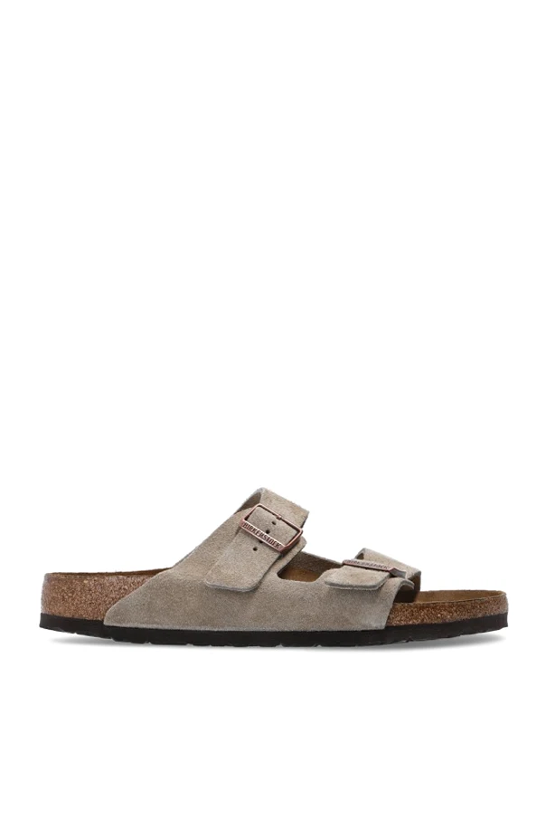 BEIGE ‘Boston BS’ suede slides