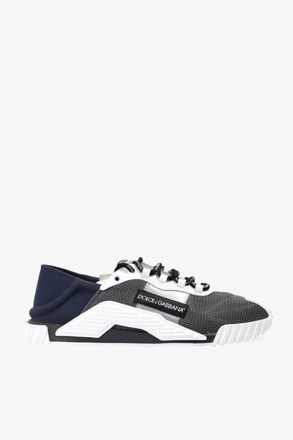 GREY Logo-patched sneakers
